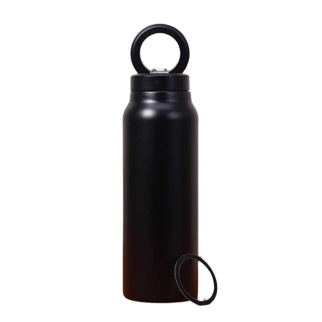 Magnetic Sports Thermal Bottle with Phone Holder