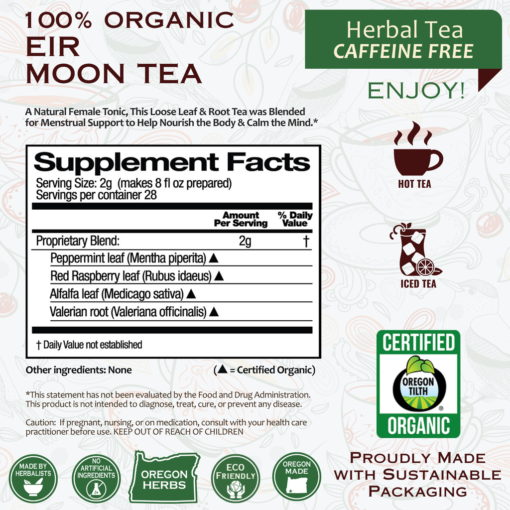 Eir Moon Organic Herbal Tea