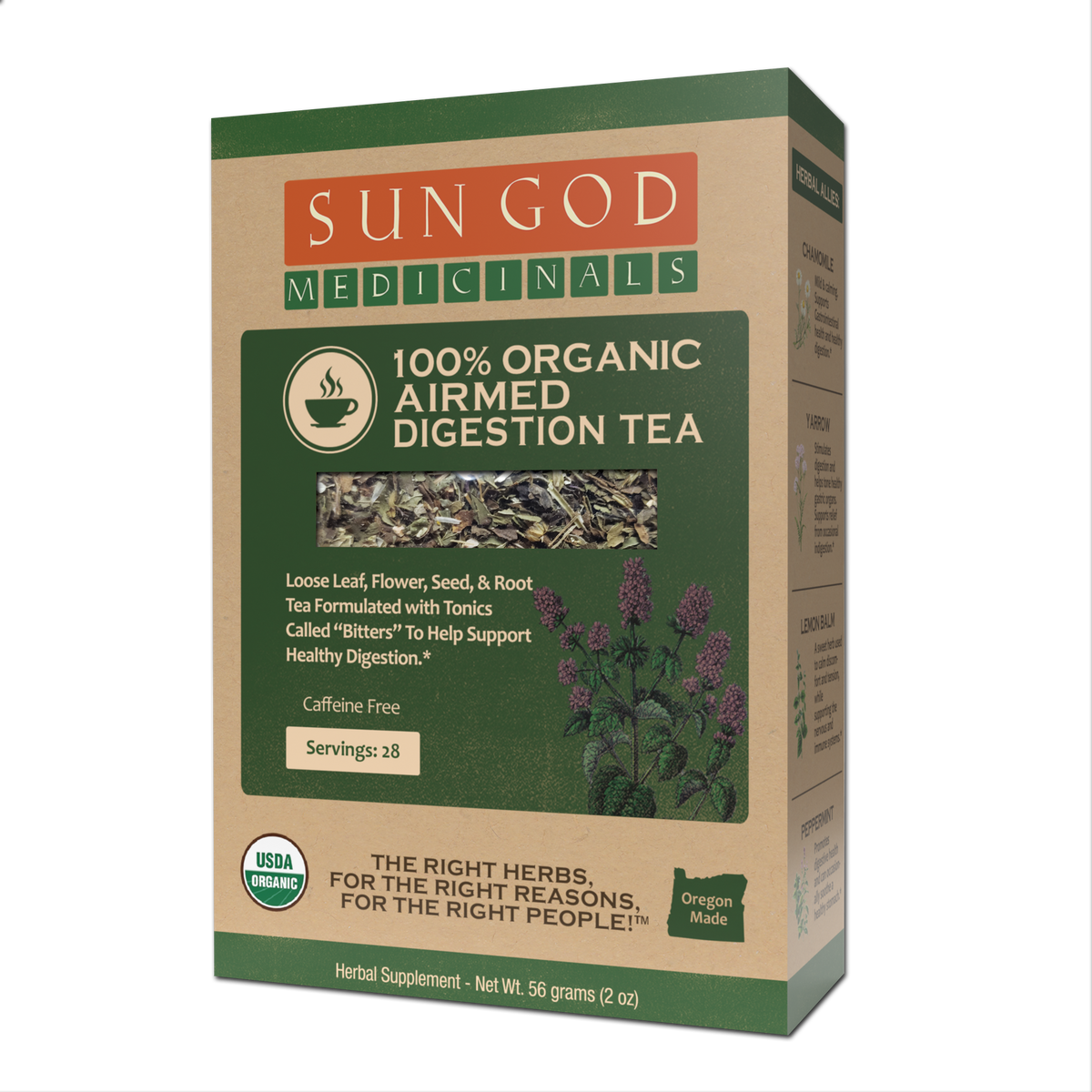 Airmed Digestion Organic Herbal Tea